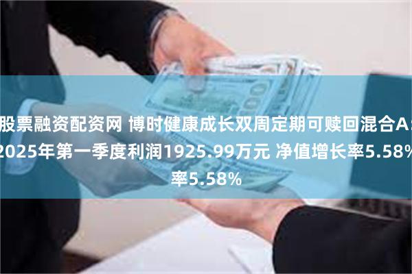 股票融资配资网 博时健康成长双周定期可赎回混合A：2025年第一季度利润1925.99万元 净值增长率5.58%