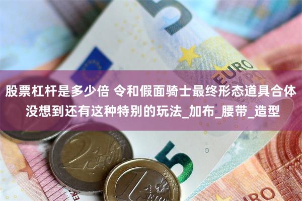 股票杠杆是多少倍 令和假面骑士最终形态道具合体 没想到还有这种特别的玩法_加布_腰带_造型