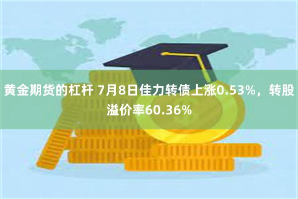 黄金期货的杠杆 7月8日佳力转债上涨0.53%，转股溢价率60.36%