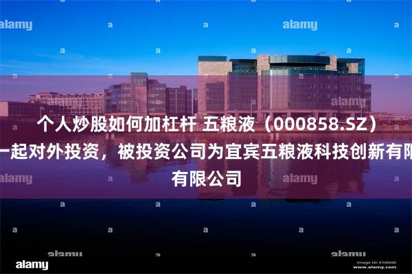 个人炒股如何加杠杆 五粮液（000858.SZ）新增一起对外投资，被投资公司为宜宾五粮液科技创新有限公司